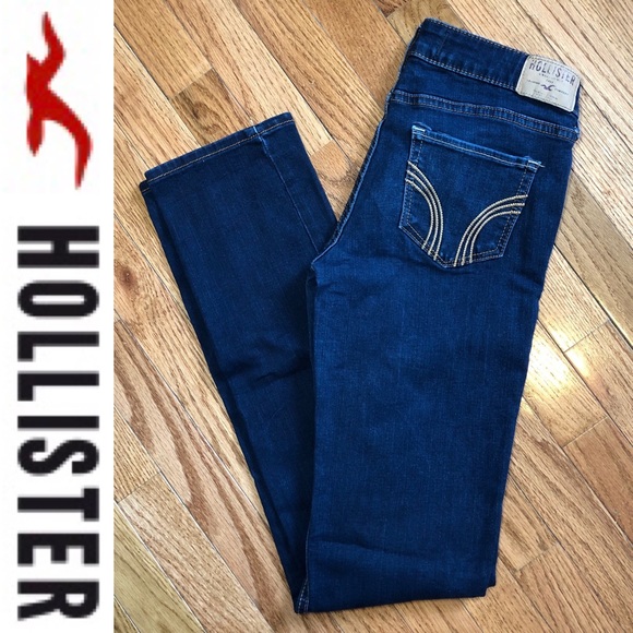 Hollister - Stretch Low-Rise Skinny Long Jeans - Picture 1 of 2